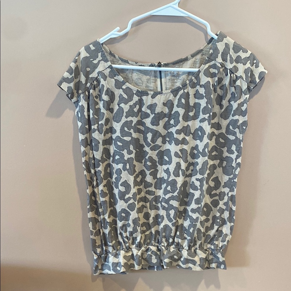 Loft Leopard Print Women's Top